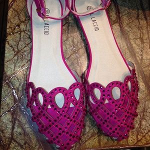 NWOT Cute Pink Sandals from Italy